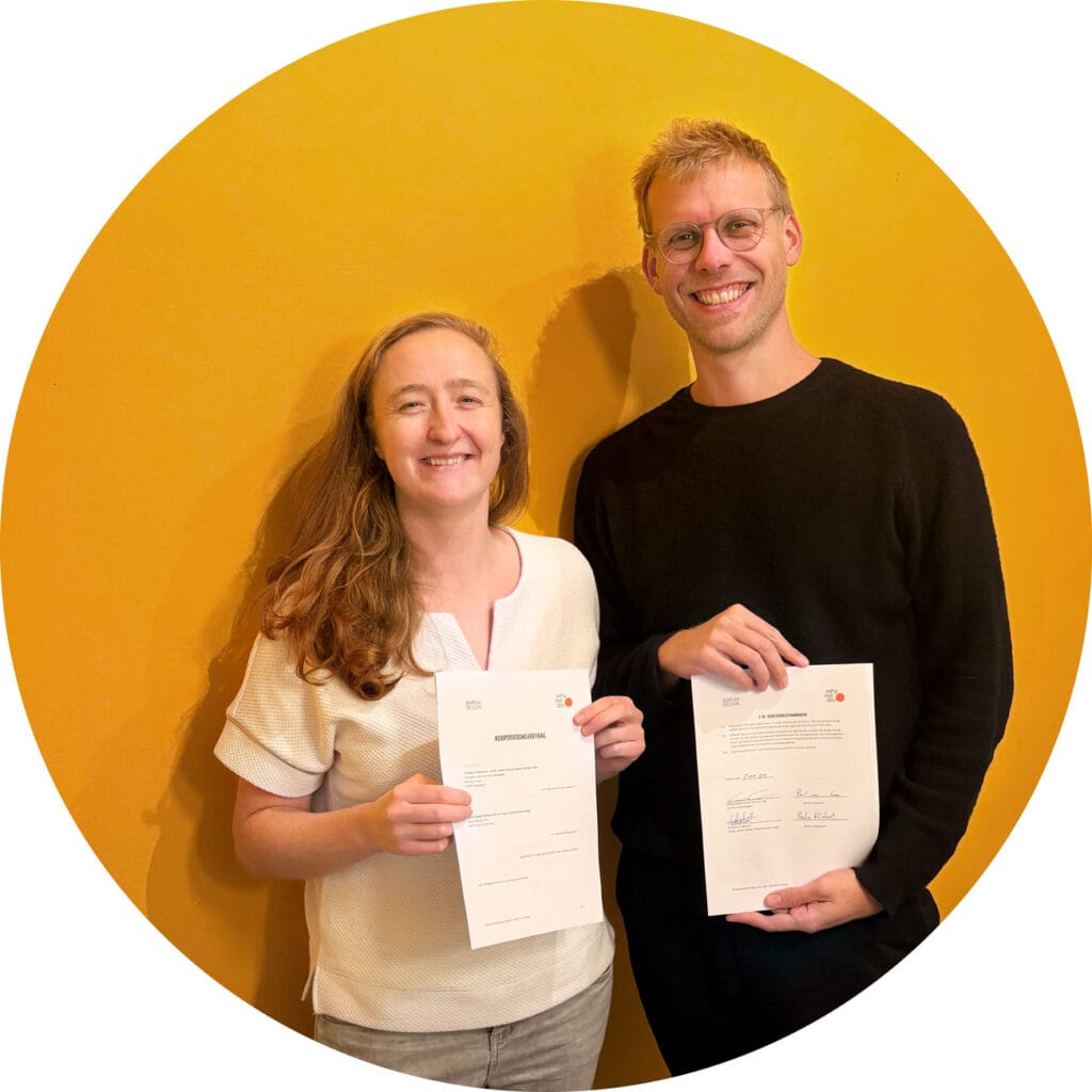 whywedo. Paul und Paula mit Kooperationsvertrag